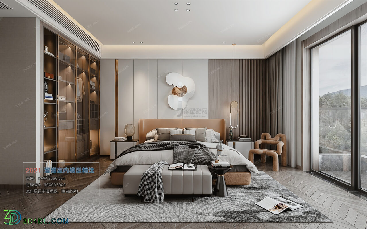 3D66 2021 Bedroom Modern Style VrA026