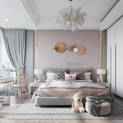 3D66 2021 Bedroom Nordic Style CrM001 