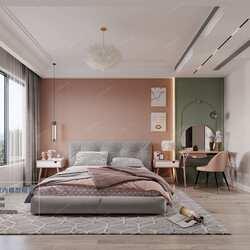 3D66 2021 Bedroom Nordic Style CrM003 