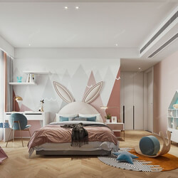 3D66 2021 Bedroom Nordic Style CrM006 