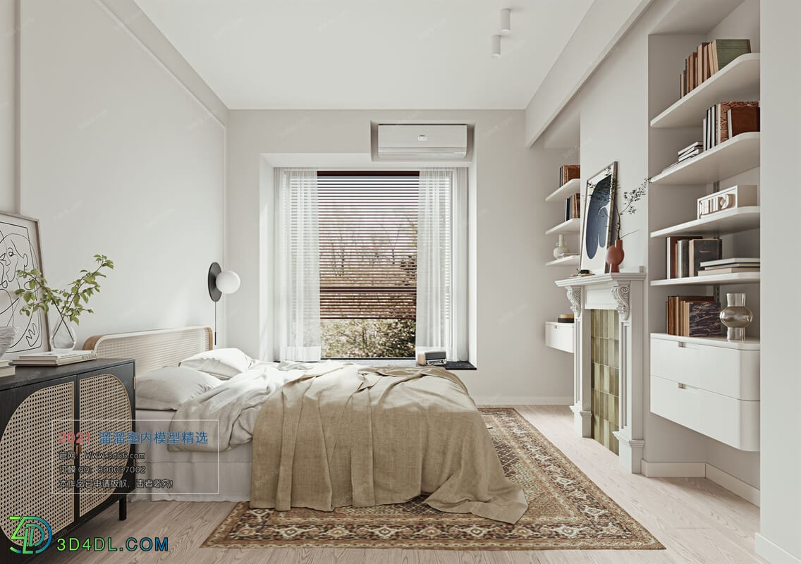 3D66 2021 Bedroom Nordic Style CrM009