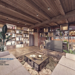 3D66 2021 Club House Industrial Style VrH001 