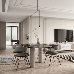 3D66 2021 Dining Room Kitchen European Style CrD001 