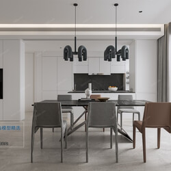 3D66 2021 Dining Room Kitchen Modern Style CrA005 