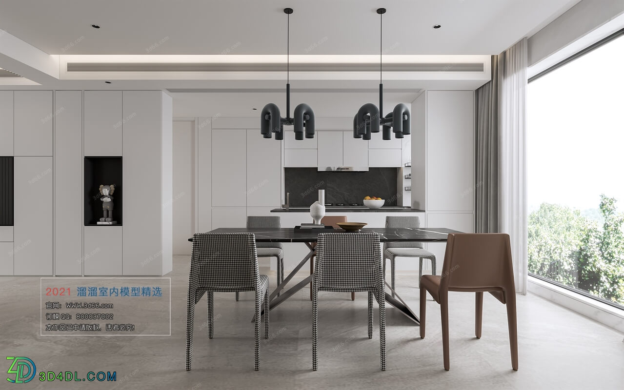 3D66 2021 Dining Room Kitchen Modern Style CrA005