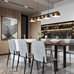 3D66 2021 Dining Room Kitchen Modern Style CrA015 