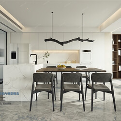 3D66 2021 Dining Room Kitchen Modern Style CrA022 