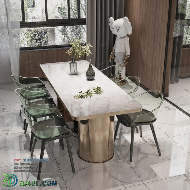 3D66 2021 Dining Room Kitchen Modern Style CrA038