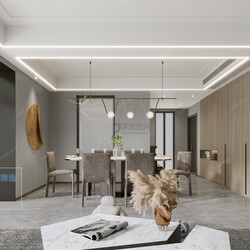 3D66 2021 Dining Room Kitchen Modern Style VrA004 