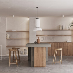 3D66 2021 Dining Room Kitchen Nordic Style CrM006 