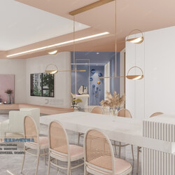 3D66 2021 Dining Room Kitchen Nordic Style CrM009 