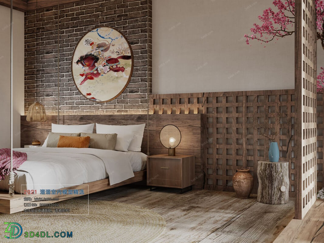 3D66 2021 Hotel Suite Chinese Style CrC002