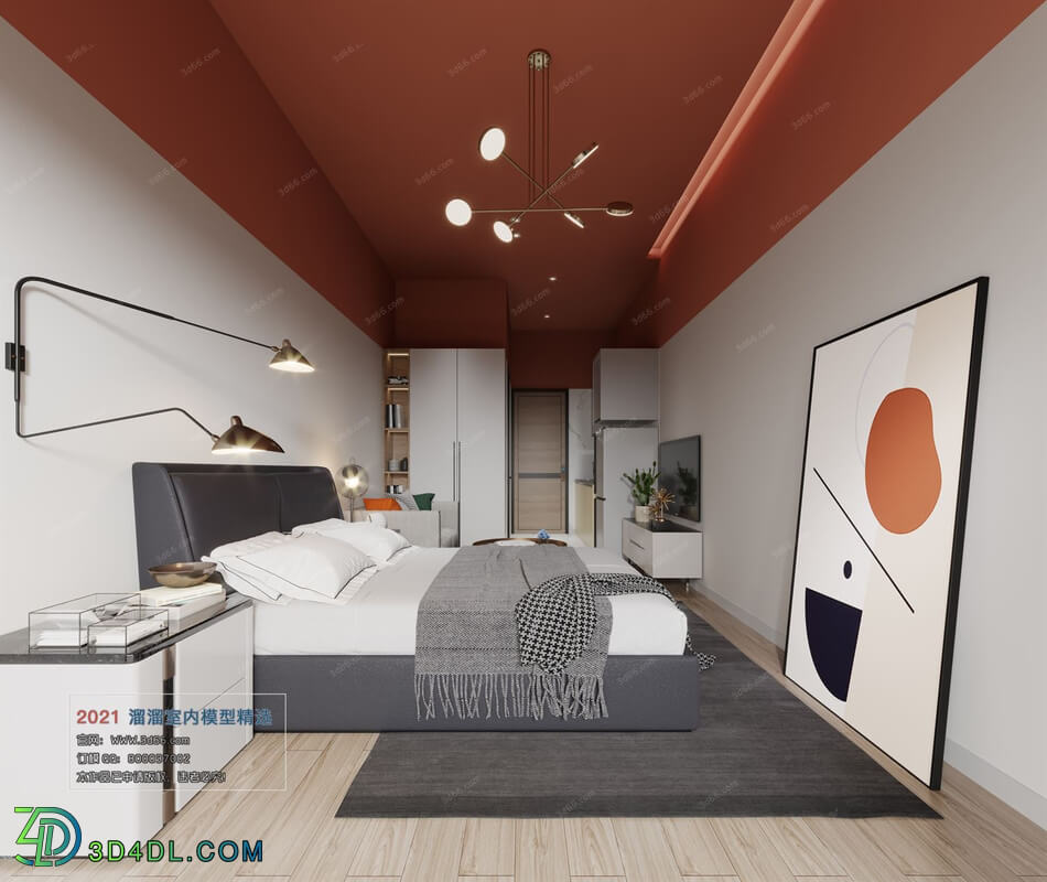 3D66 2021 Hotel Suite Modern Style CrA005