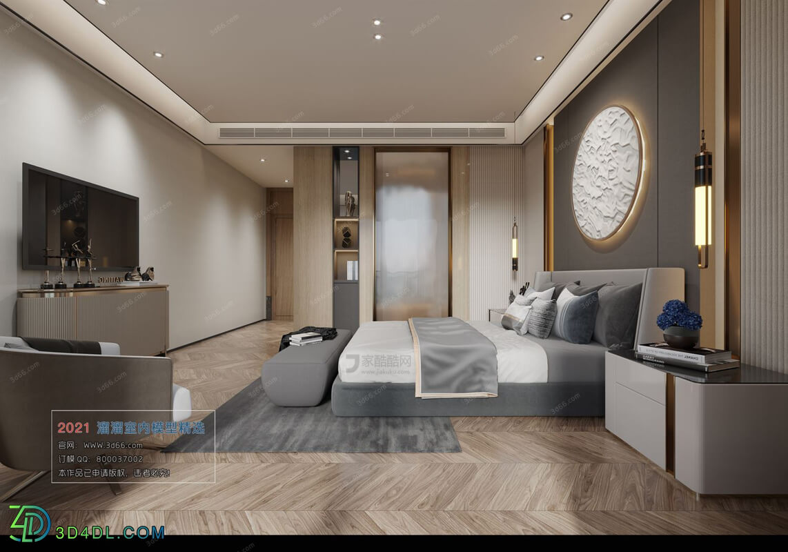 3D66 2021 Hotel Suite Modern Style CrA006