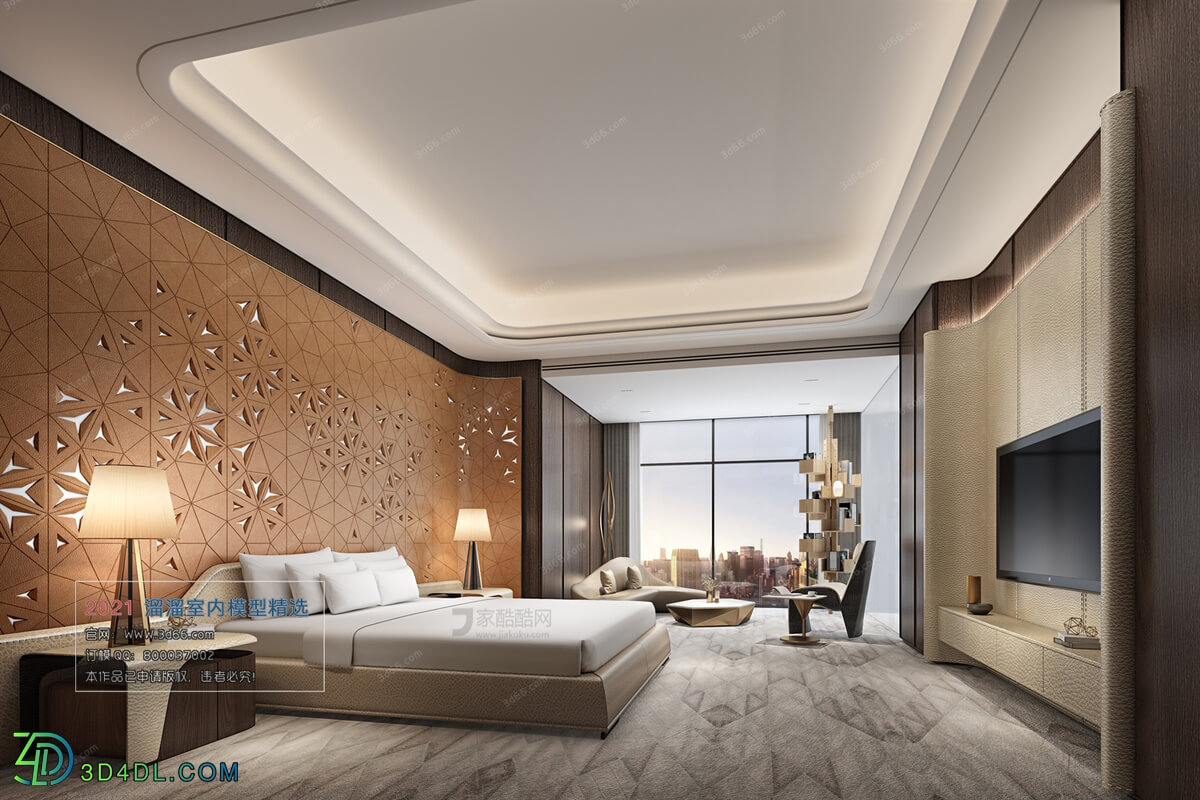 3D66 2021 Hotel Suite Modern Style VrA003