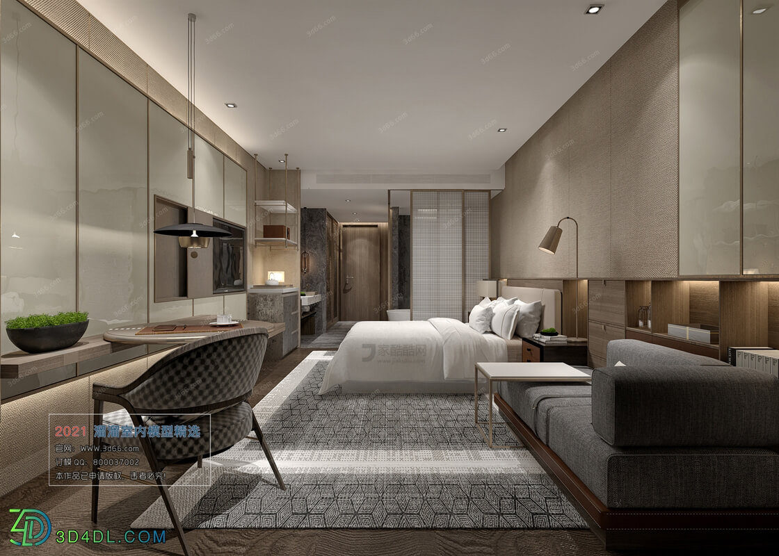 3D66 2021 Hotel Suite Modern Style VrA006