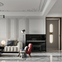 3D66 2021 Living Room European Style CrD006 