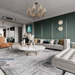 3D66 2021 Living Room European Style CrD007 
