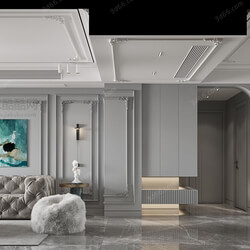 3D66 2021 Living Room European Style CrD012 