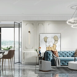 3D66 2021 Living Room European Style VrD002 