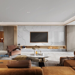 3D66 2021 Living Room Modern Style CrA009 