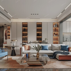 3D66 2021 Living Room Modern Style CrA011 