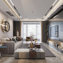 3D66 2021 Living Room Modern Style CrA013 