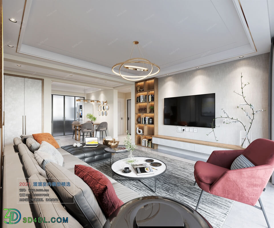 3D66 2021 Living Room Modern Style CrA015