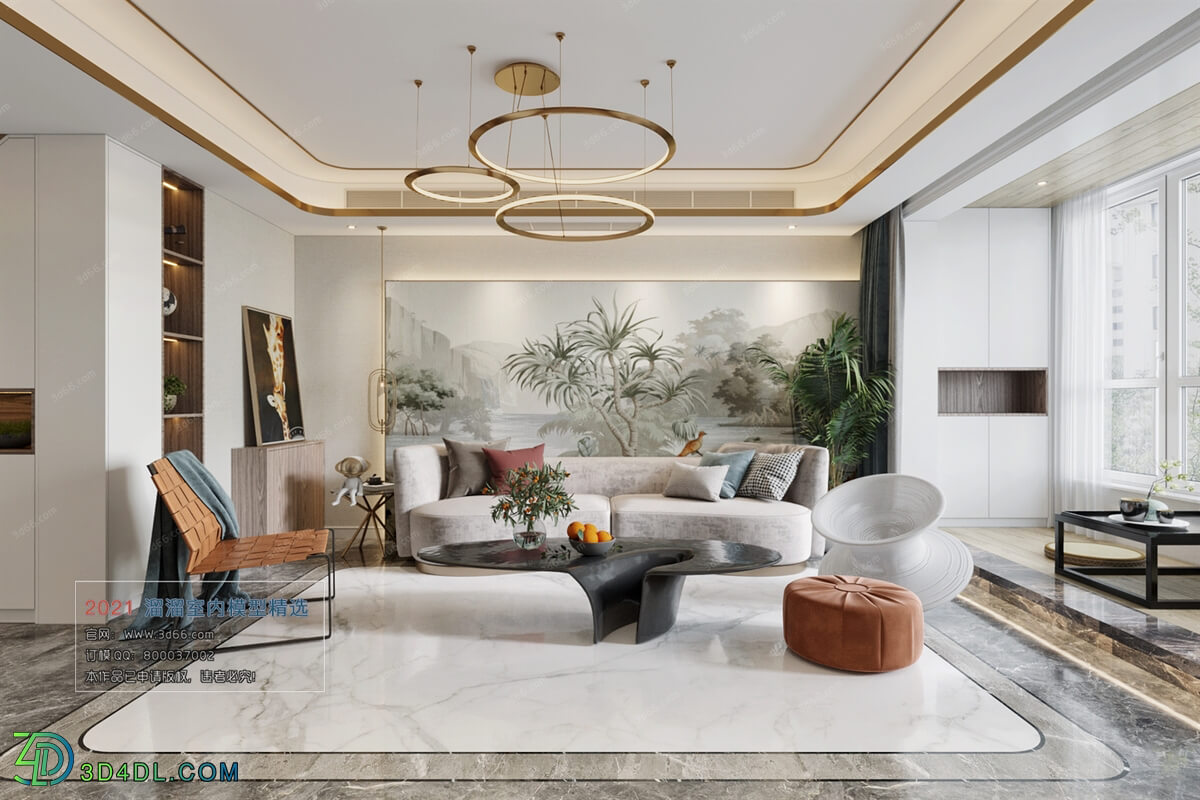 3D66 2021 Living Room Modern Style CrA017