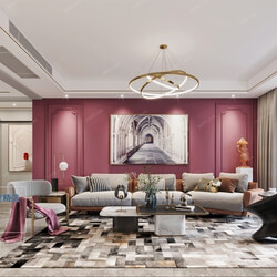 3D66 2021 Living Room Modern Style CrA018 