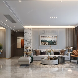 3D66 2021 Living Room Modern Style CrA019 