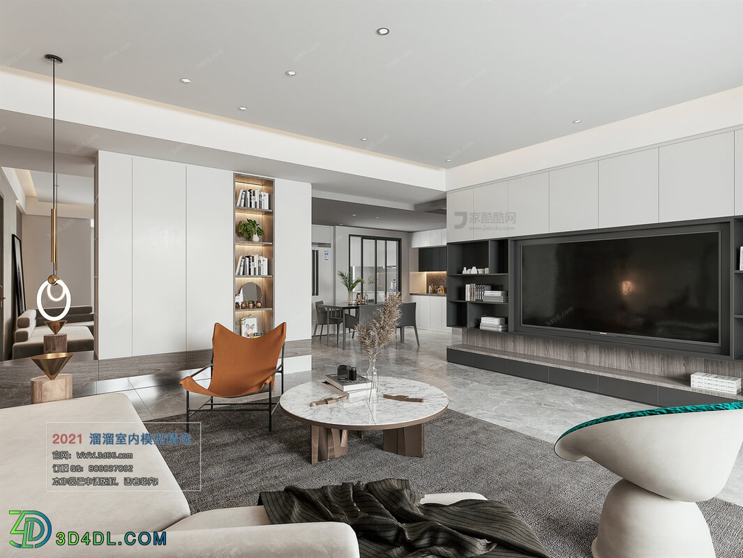 3D66 2021 Living Room Modern Style CrA022