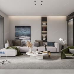3D66 2021 Living Room Modern Style CrA024 