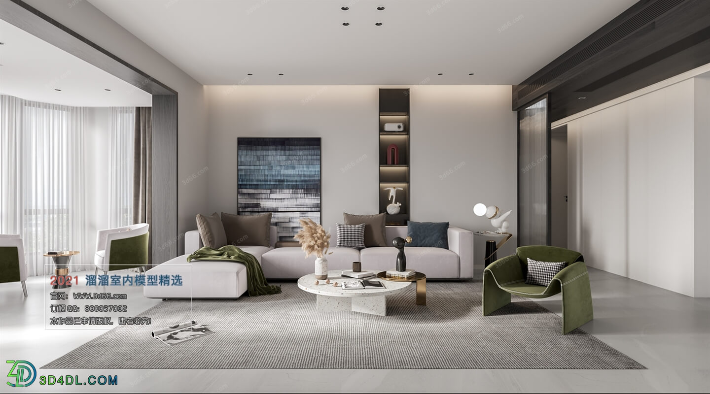 3D66 2021 Living Room Modern Style CrA024