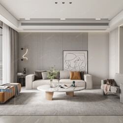 3D66 2021 Living Room Modern Style CrA025 