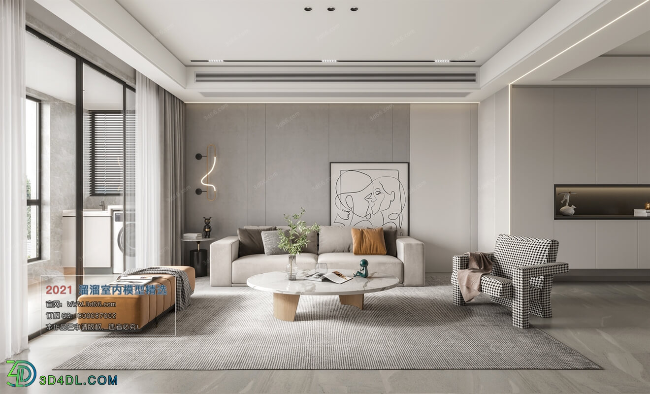3D66 2021 Living Room Modern Style CrA025