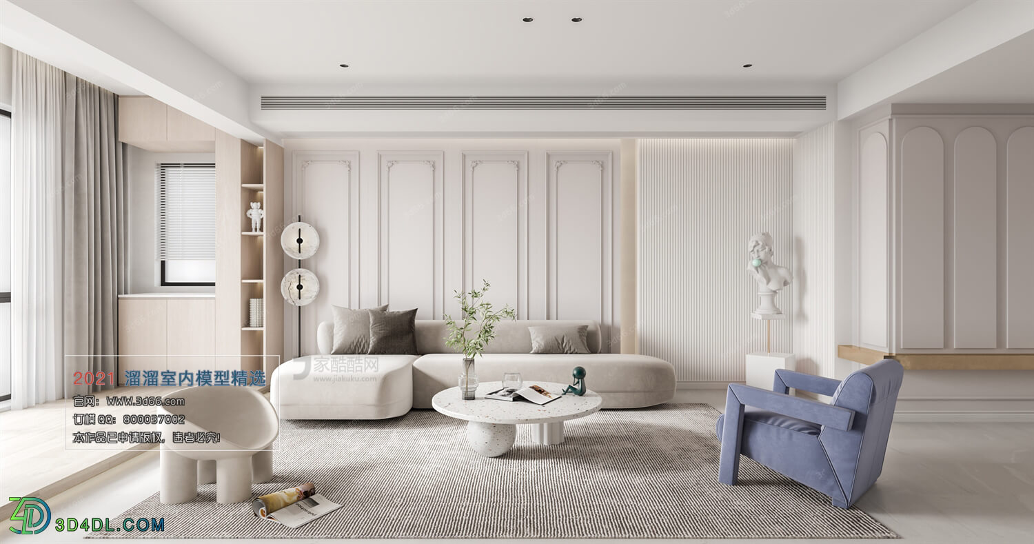 3D66 2021 Living Room Modern Style CrA027