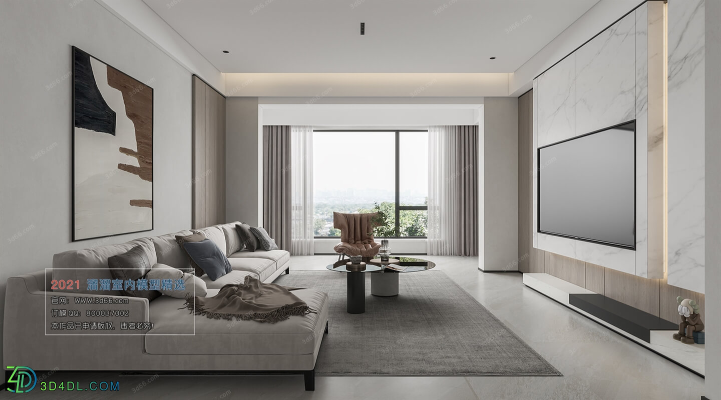 3D66 2021 Living Room Modern Style CrA029
