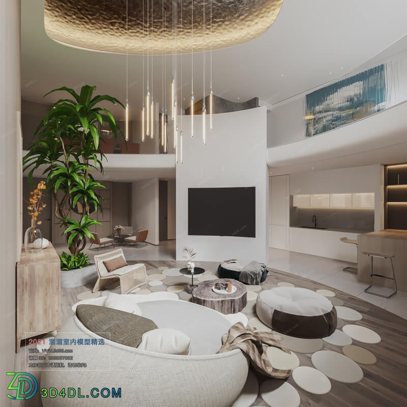 3D66 2021 Living Room Modern Style CrA033