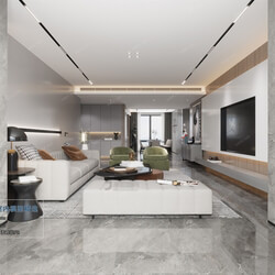3D66 2021 Living Room Modern Style CrA034 