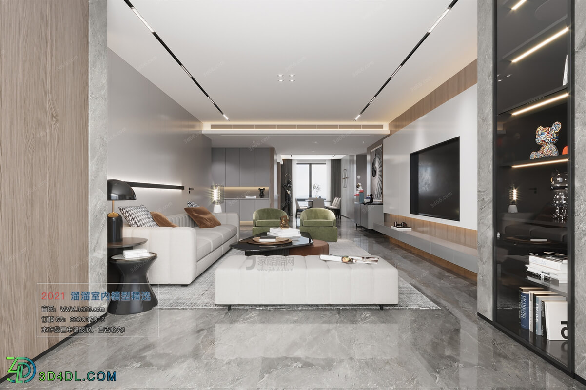 3D66 2021 Living Room Modern Style CrA034