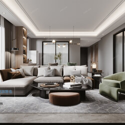 3D66 2021 Living Room Modern Style CrA036 