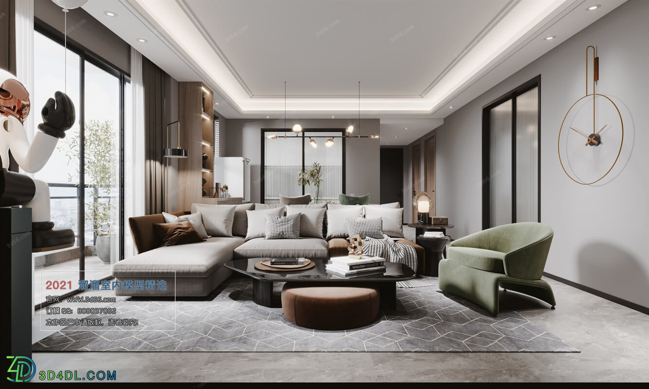 3D66 2021 Living Room Modern Style CrA036