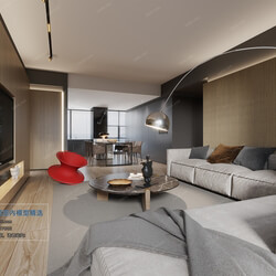 3D66 2021 Living Room Modern Style CrA037 