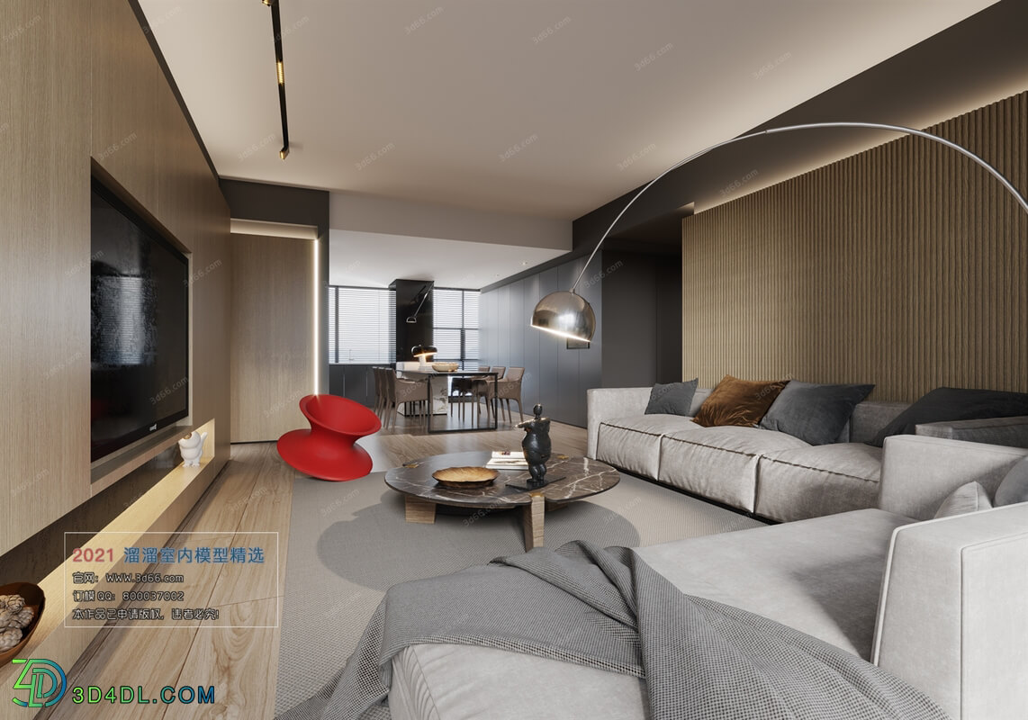 3D66 2021 Living Room Modern Style CrA037