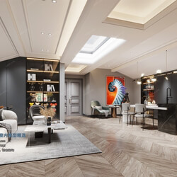 3D66 2021 Living Room Modern Style CrA040 