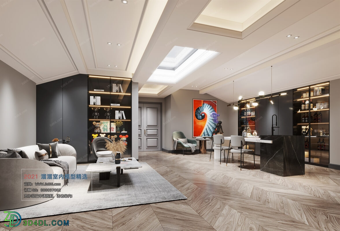 3D66 2021 Living Room Modern Style CrA040
