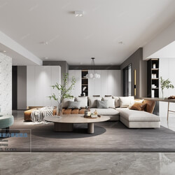 3D66 2021 Living Room Modern Style CrA042 