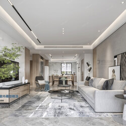 3D66 2021 Living Room Modern Style CrA050 