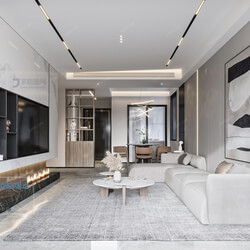 3D66 2021 Living Room Modern Style CrA051 